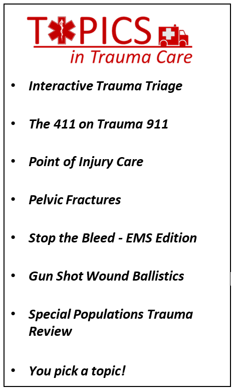 interesting topics in trauma